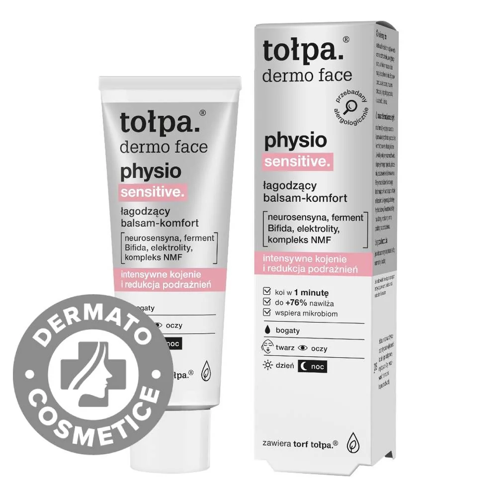 Balsam calmant pentru piele sensibila Dermo Face Physio Sensitive, 40ml, Tolpa