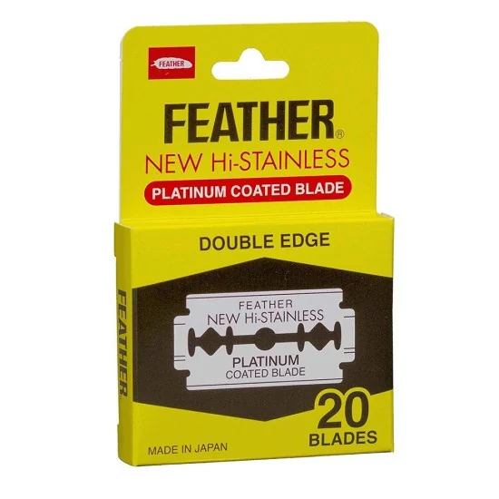 Rezerve lame de ras, 20 bucati, Feather