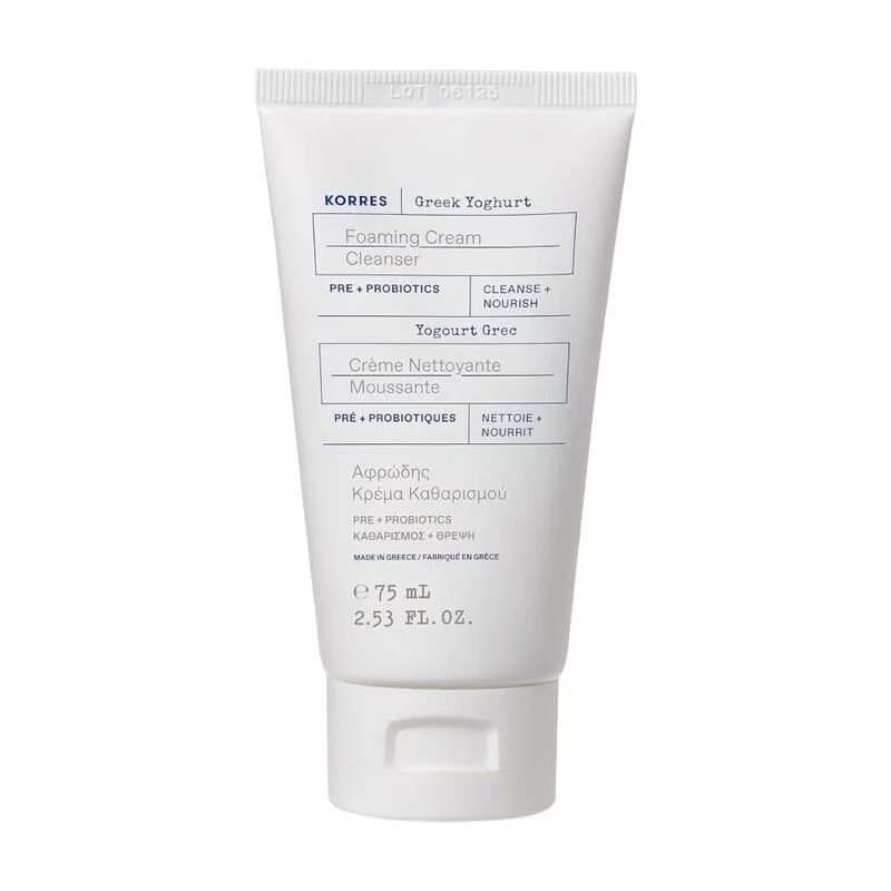 Spuma de curatare Yoghurt, 75ml, Korres