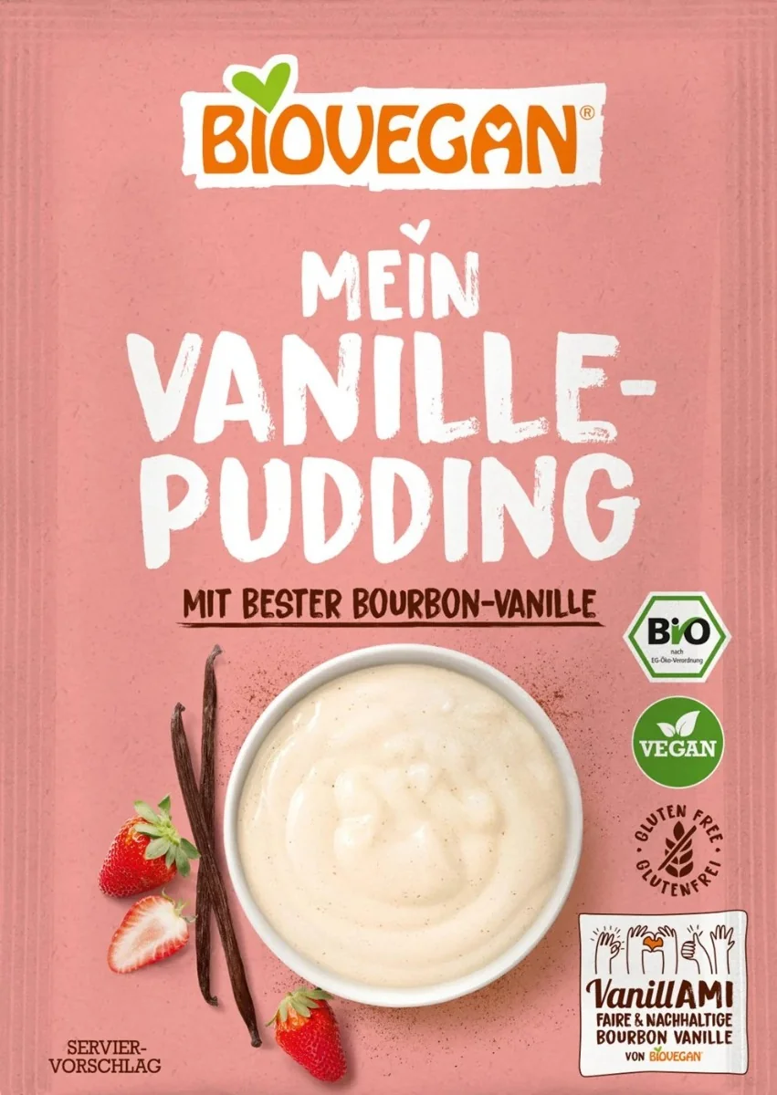 Budinca de vanilie Bio, 36g, Biovegan