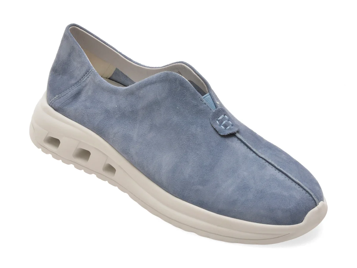 Pantofi sport EPICA albastri, QS872, din piele intoarsa