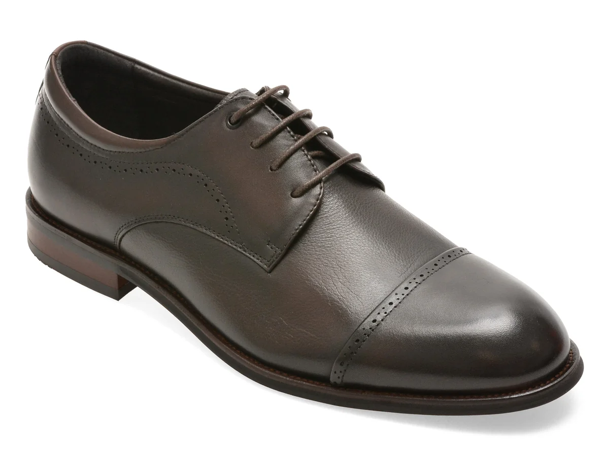 Pantofi eleganti EPICA maro, RT112A, din piele naturala