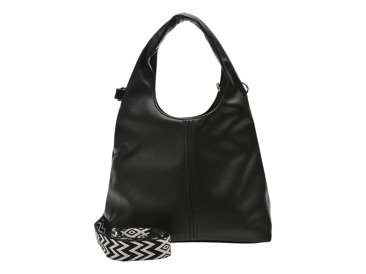 Geanta FLAVIA PASSINI neagra, 8454, din piele ecologica