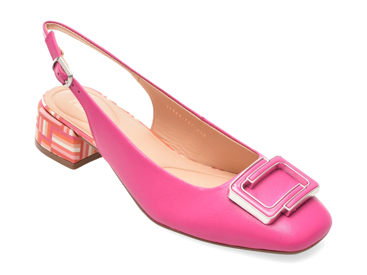 Pantofi eleganti FLAVIA PASSINI fucsia, 1154845, din piele naturala