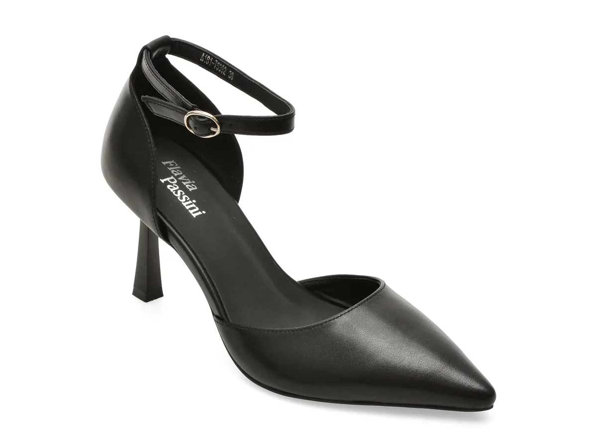 Pantofi eleganti FLAVIA PASSINI negri, A181, din piele naturala