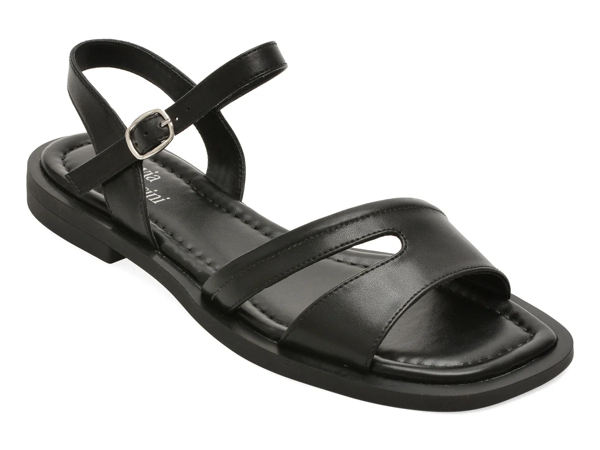 Sandale FLAVIA PASSINI negre, ATH242, din piele naturala