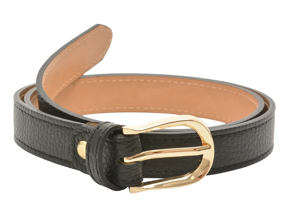 Curea EPICA neagra, F36, din piele naturala