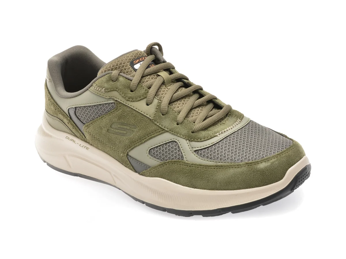 Pantofi Sport Skechers Kaki, Equalizer 5.0, Din Material Textil