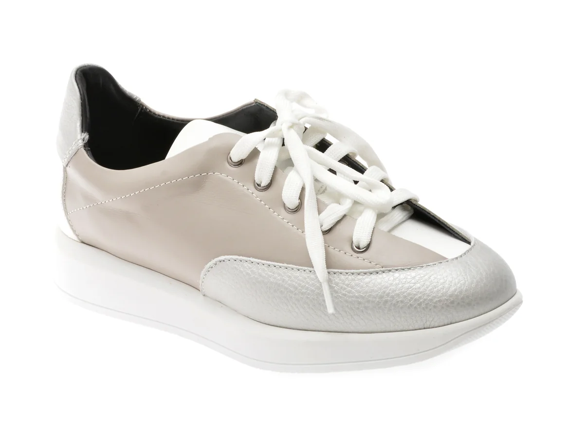 Pantofi Sport Flavia Passini Gri, P4, Din Piele Naturala
