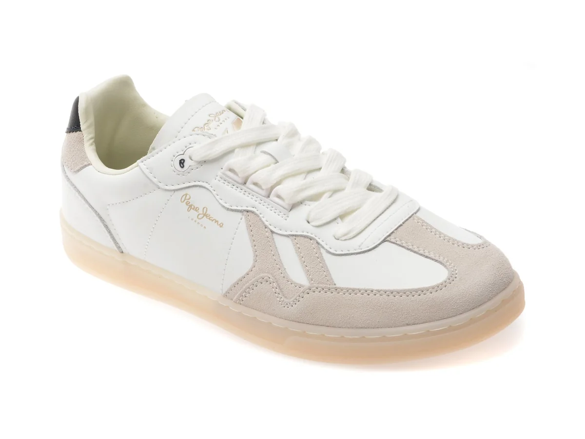 Pantofi Sport PEPE JEANS Albi, BALL CLUB, Din Piele Naturală