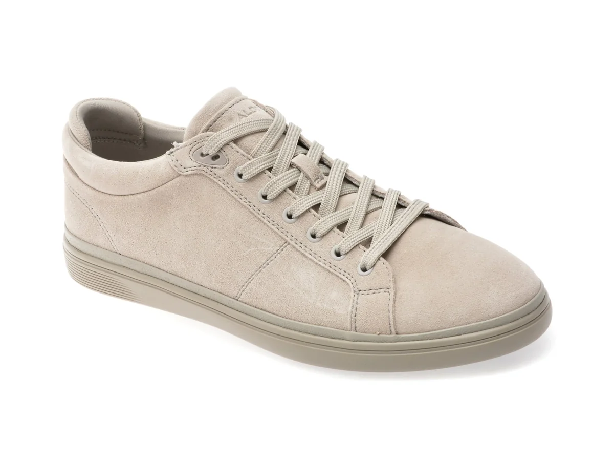 Pantofi Sport Aldo Gri, FINESPEC 050, Din Piele Intoarsa