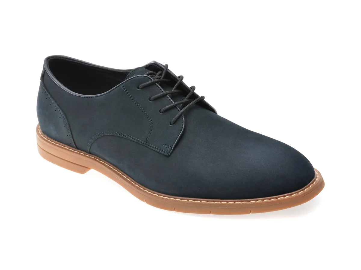 Pantofi ALDO Bleumarin, FARO 413, Din Nabuc
