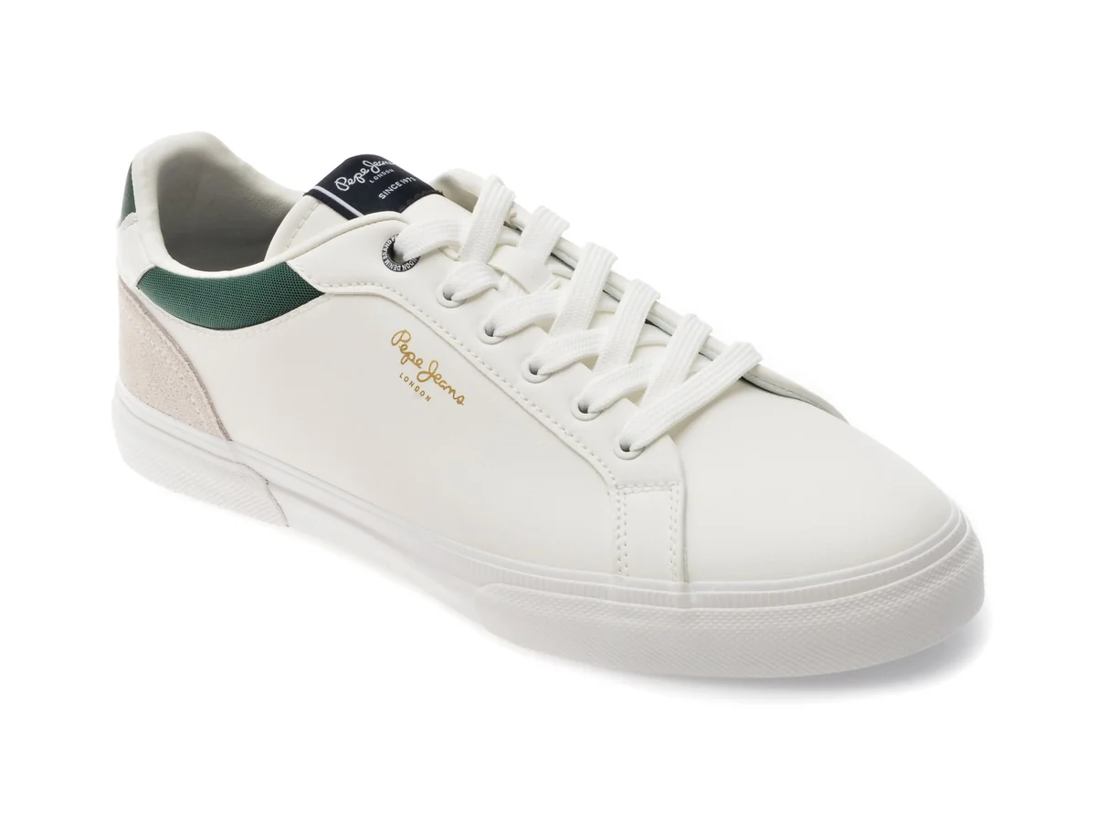Pantofi Sport Pepe Jeans Albi, KENTON COURT, Din Piele Ecologică