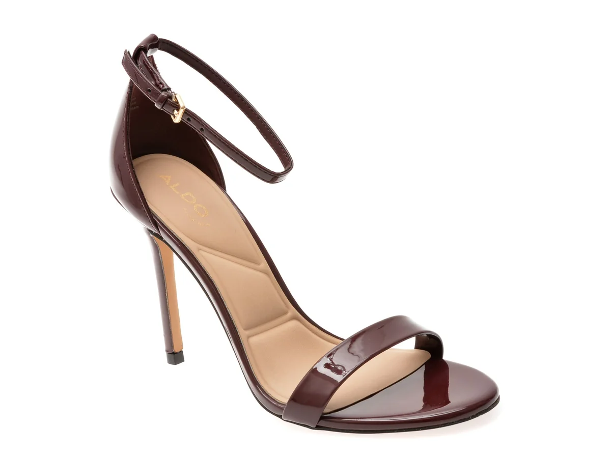 Sandale Elegante ALDO Visinii, JACYNTHE 601, Din Piele Ecologica Lacuita