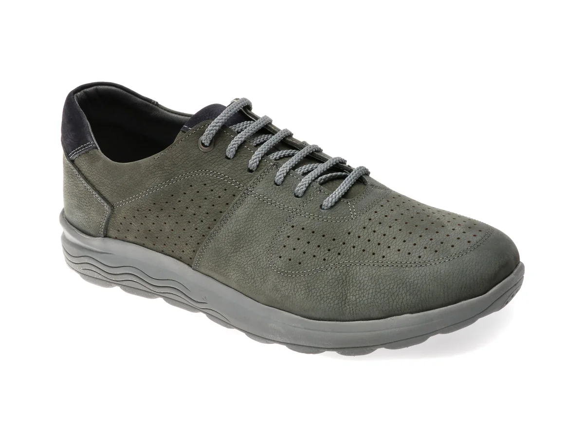 Pantofi Sport Bite The Bullet Gri, SF6031, Din Nabuc