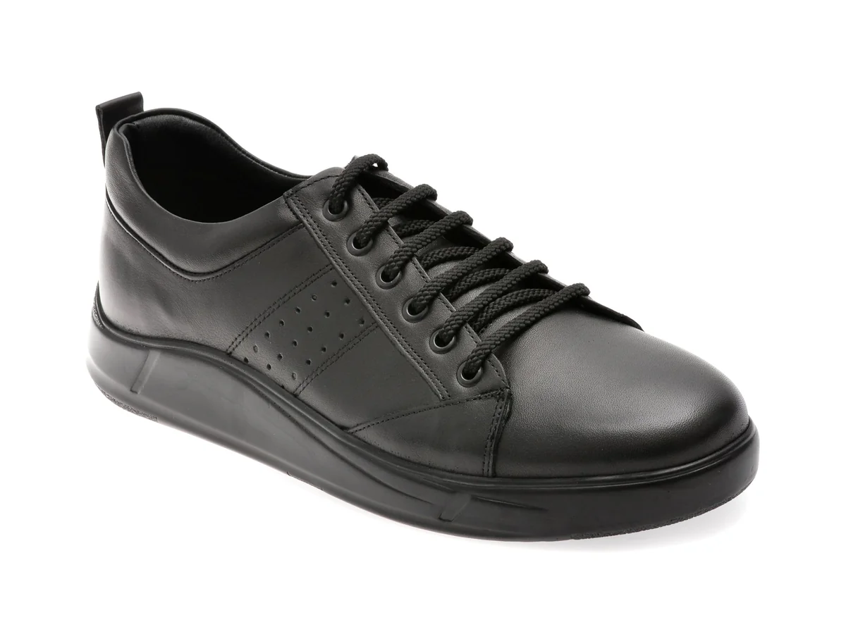 Pantofi Sport Bite The Bullet Negri, 2055271, Din Piele Naturală