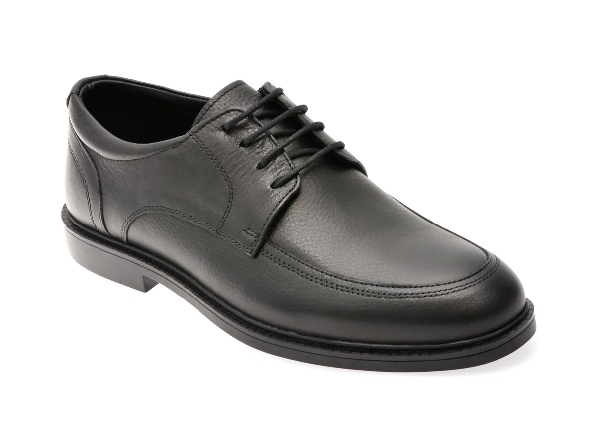 Pantofi Eleganti Bite The Bullet Negri, 51535, Din Piele Naturala