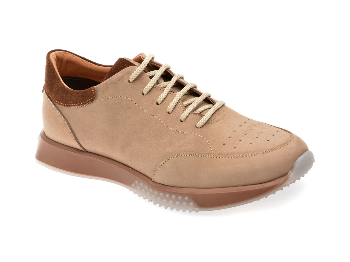 Pantofi Sport OTTER Bej, 3194, Din Nabuc