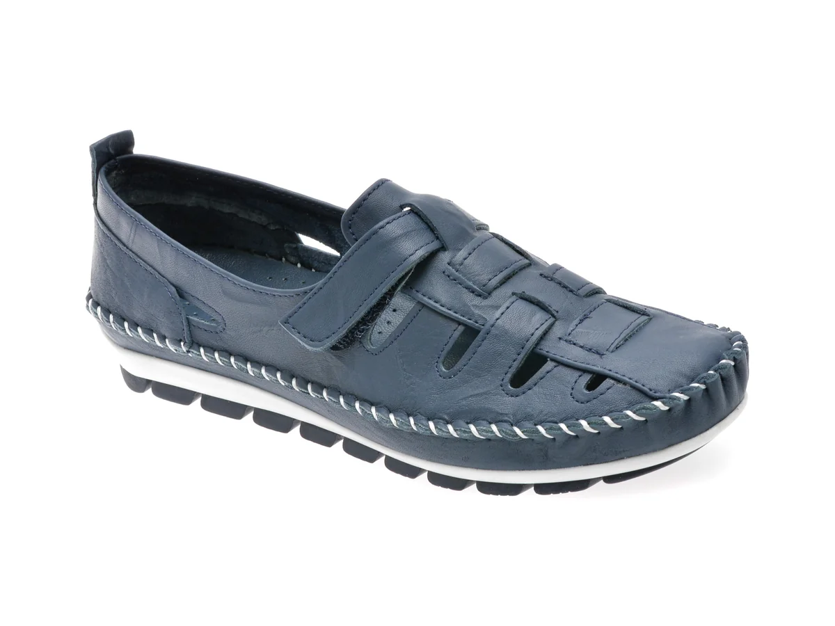 Pantofi Flavia Passini Bleumarin, 2334, Din Piele Naturala