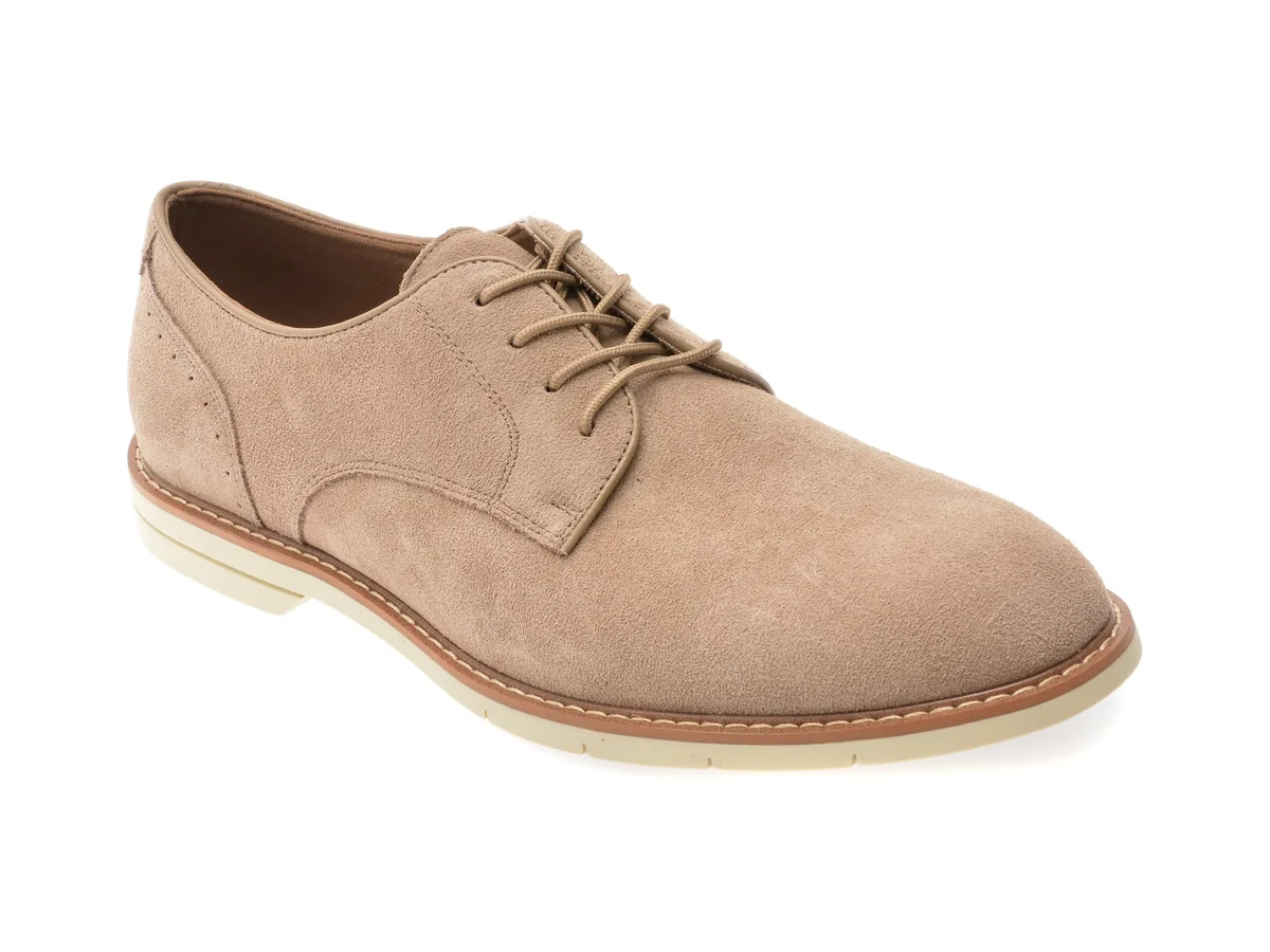 Pantofi Aldo Gri, FARO 240, Din Piele Intoarsa