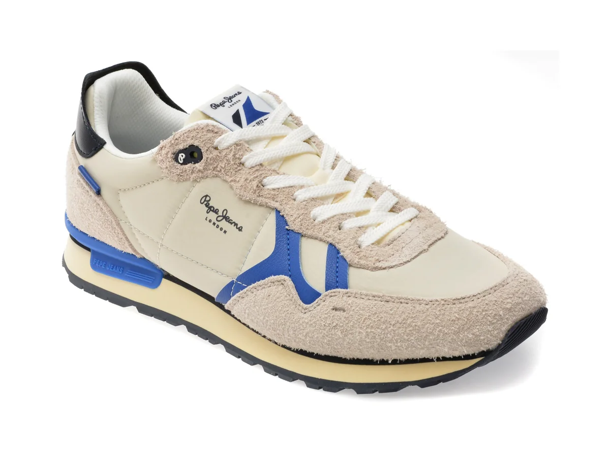 Pantofi Sport Pepe Jeans Gri, BRIT FLY, Din Material Textil
