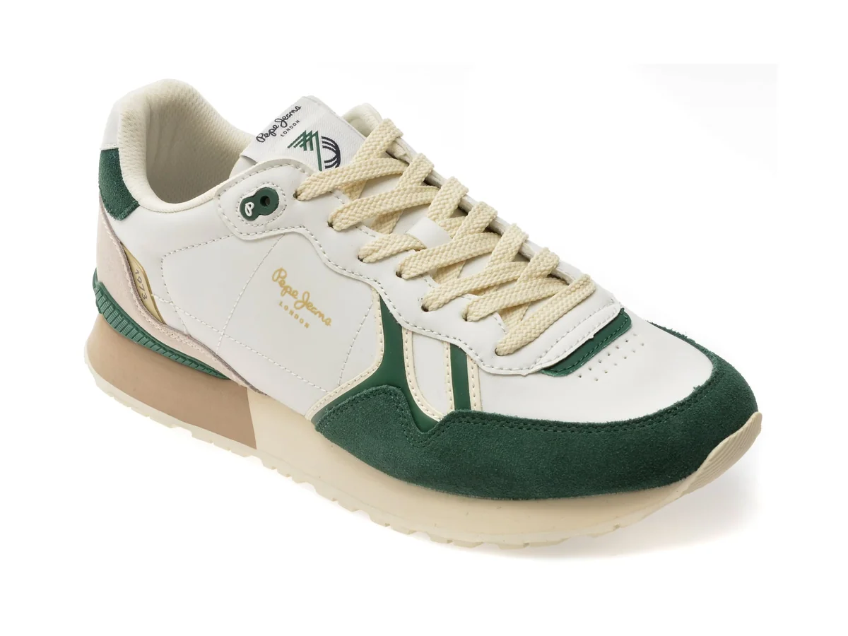 Pantofi Sport Pepe Jeans Albi, BRIT IVY, Din Piele Ecologică
