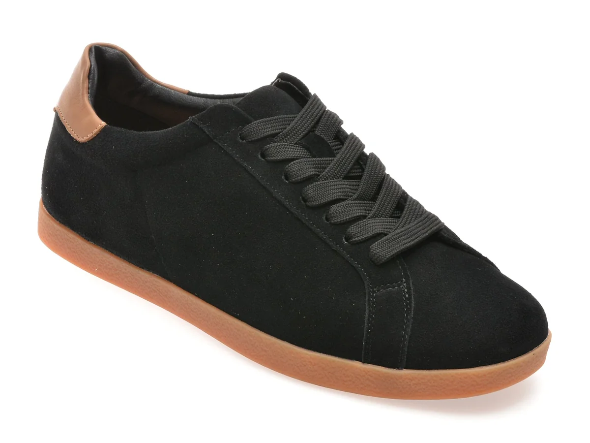 Pantofi Sport GRYXX Negri, 1355G11, Din Piele Intoarsa