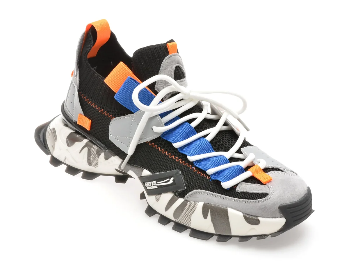 Pantofi Sport GRYXX Negri, 18159, Din Material Textil
