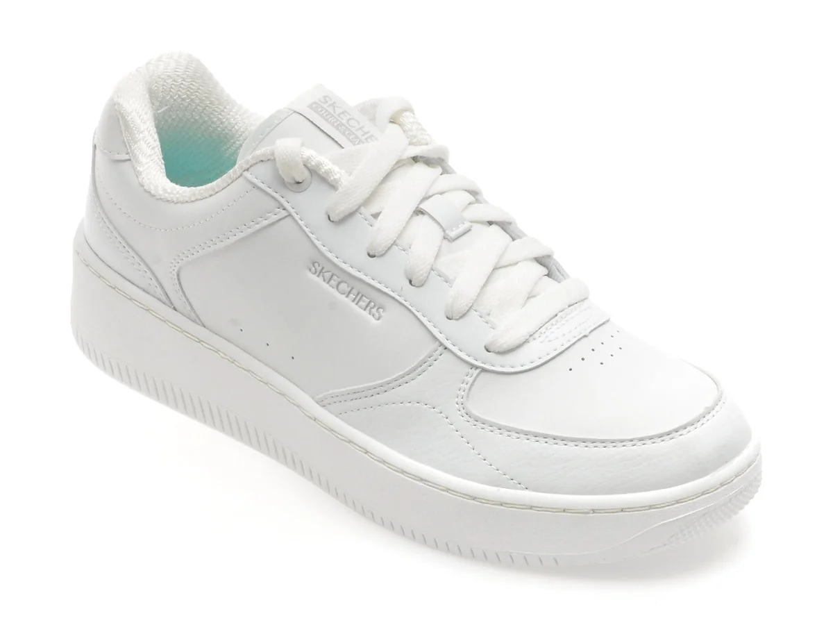 Pantofi Sport Skechers Albi, Sport Court 2.0, Din Piele Ecologică