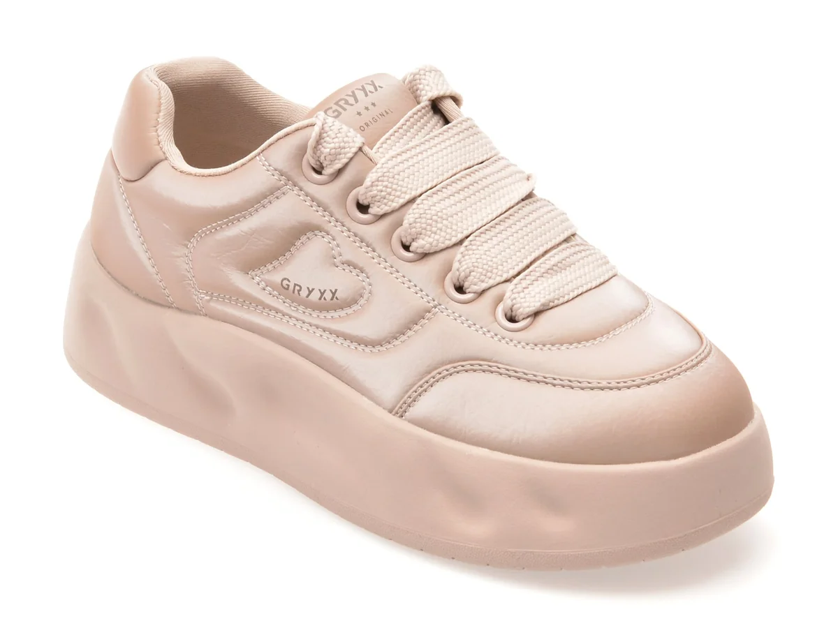 Pantofi Sport GRYXX Roz, 2297, Din Piele Ecologica