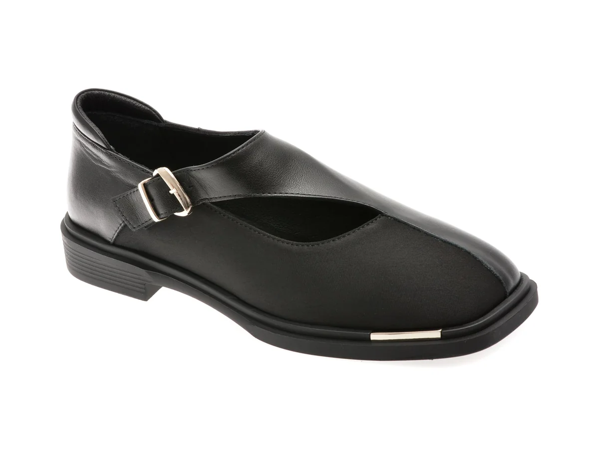 Pantofi Epica Negri, 394996, Din Material Textil