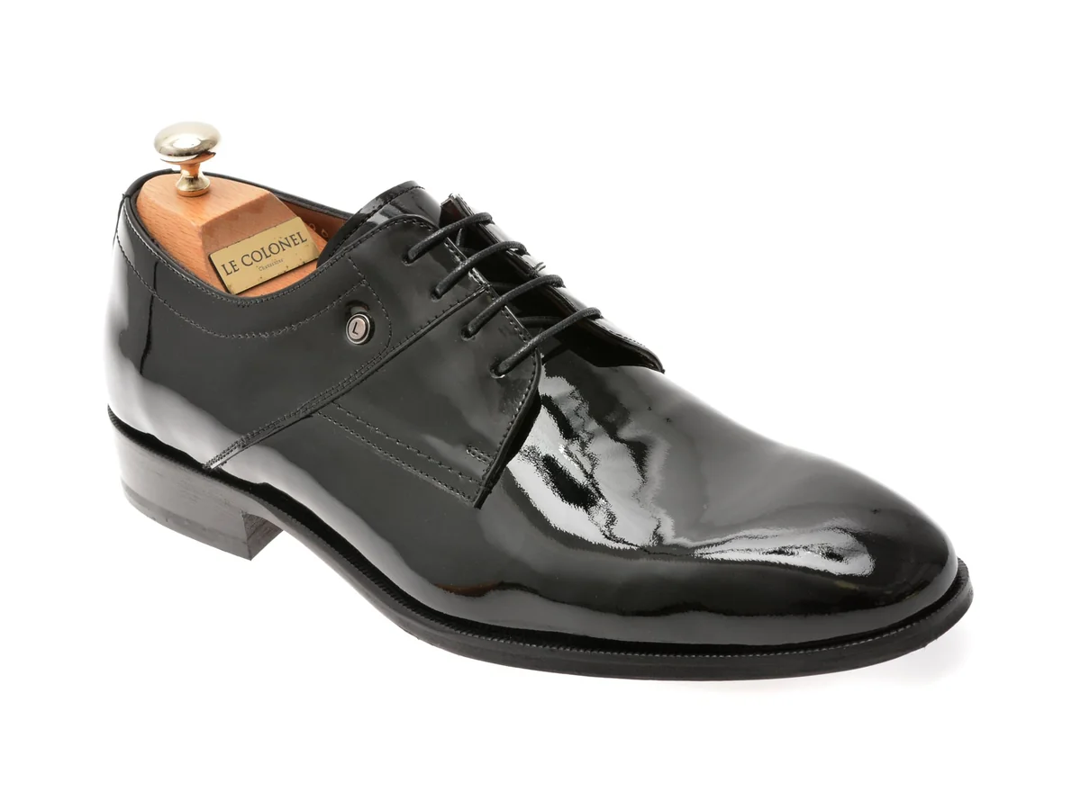Pantofi Eleganti Le Colonel Negri, 48496, Din Piele Naturala Lacuita