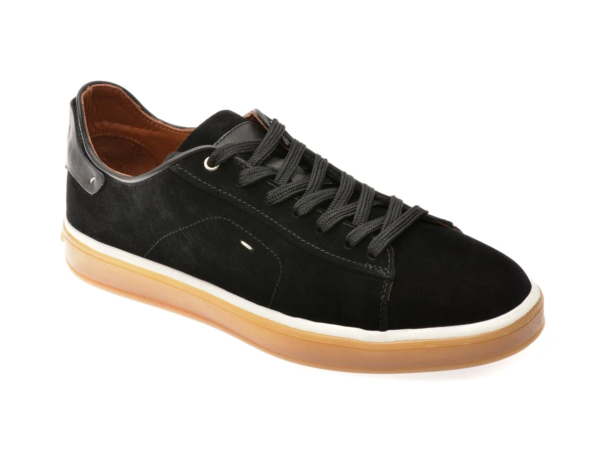 Pantofi Sport GRYXX Negri, 17178, Din Piele Intoarsa