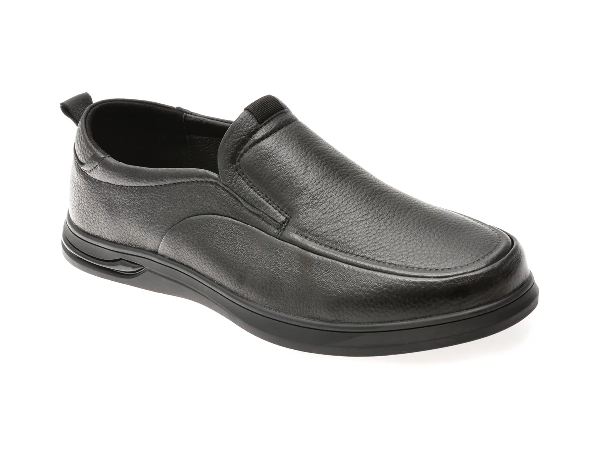 Mocasini Gryxx Negri, S5007, Din Piele Naturala
