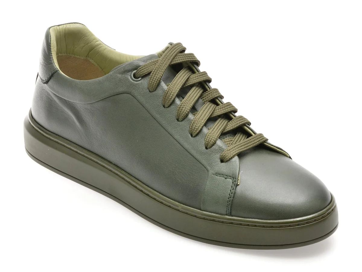 Pantofi Sport GRYXX Verzi, MB070, Din Piele Naturala