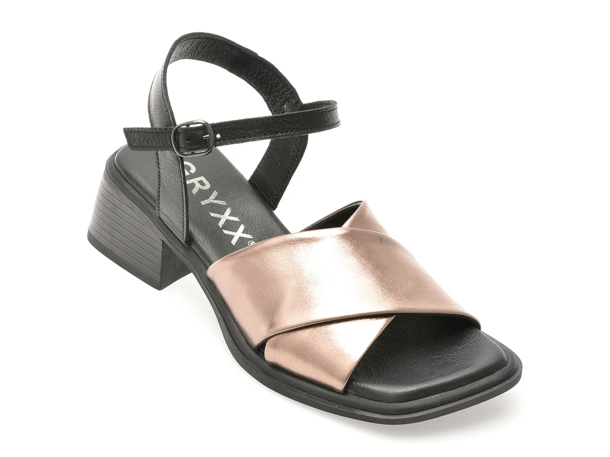 Sandale GRYXX Bronz, 5002426, Din Piele Naturala
