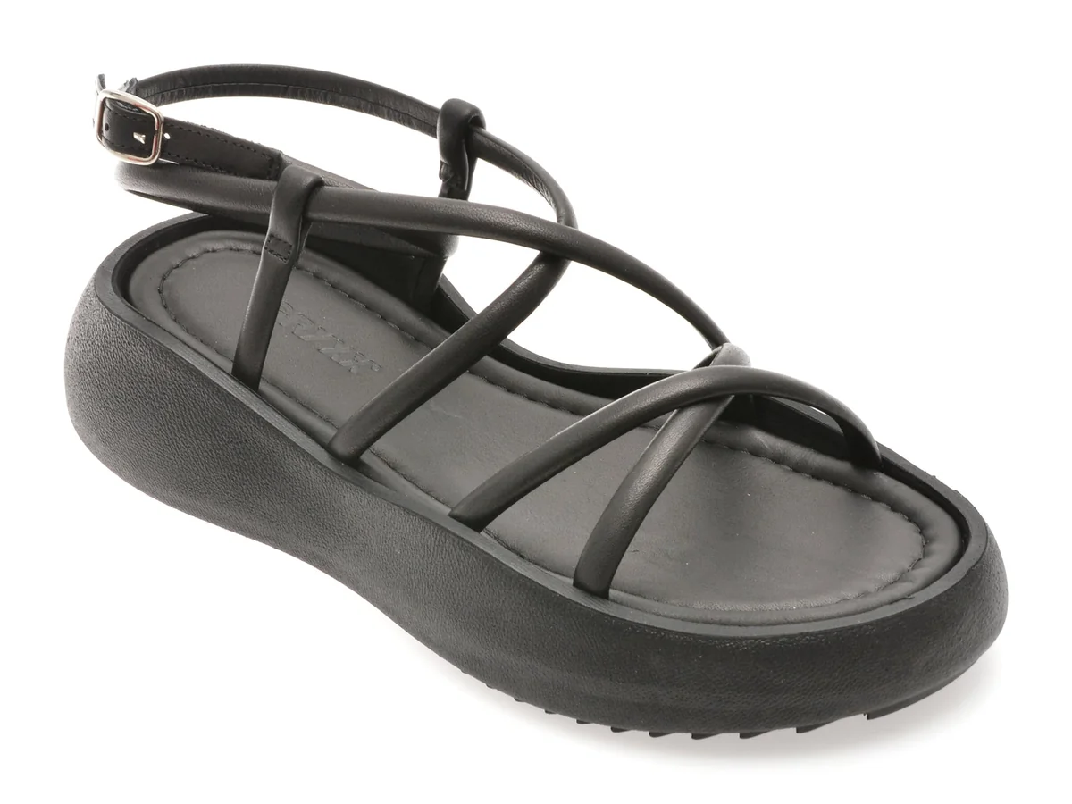 Sandale Gryxx Negre, 4261412, Din Piele Naturala