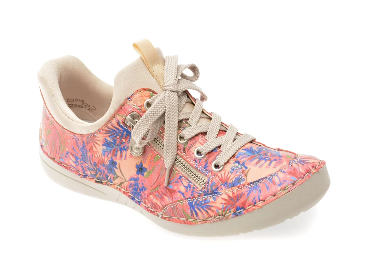 Pantofi Sport RIEKER Multicolor, 52567, Din Piele Ecologică