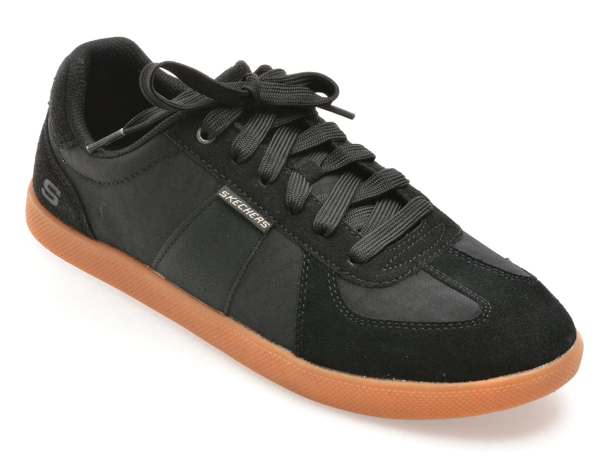 Pantofi Sport Skechers Negri, Placer, Din Material Textil