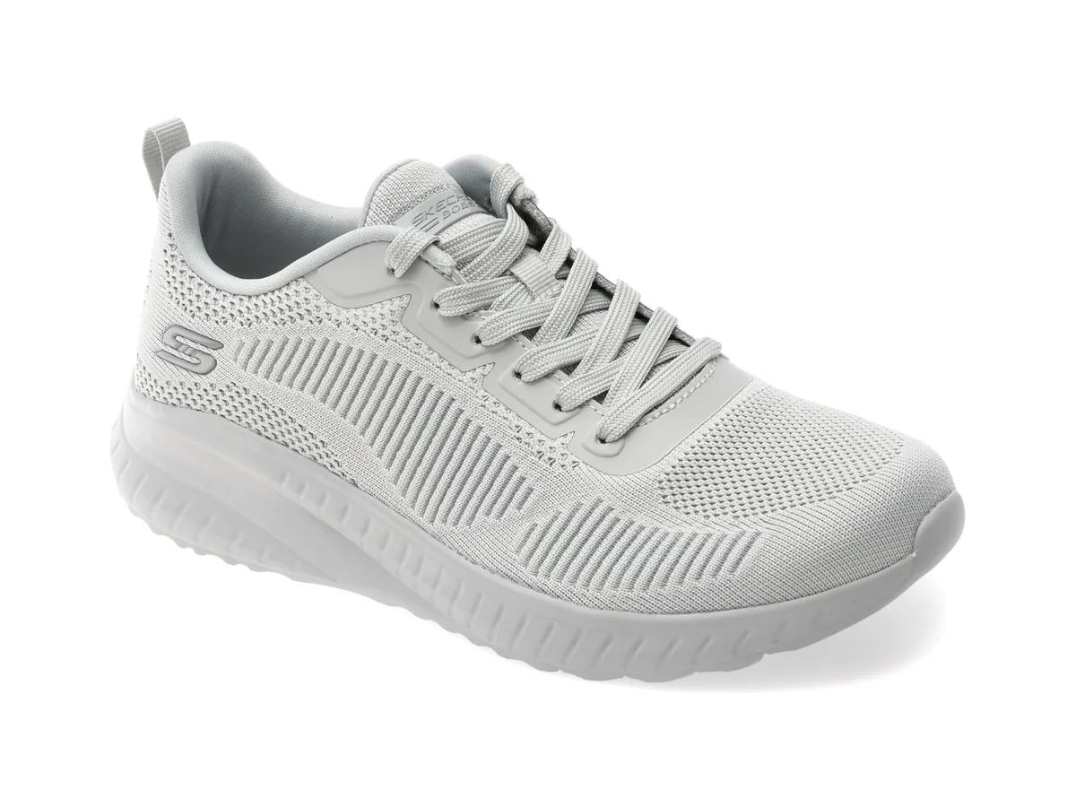 Pantofi Sport Skechers Gri, Bobs Squad Chaos, Din Material Textil