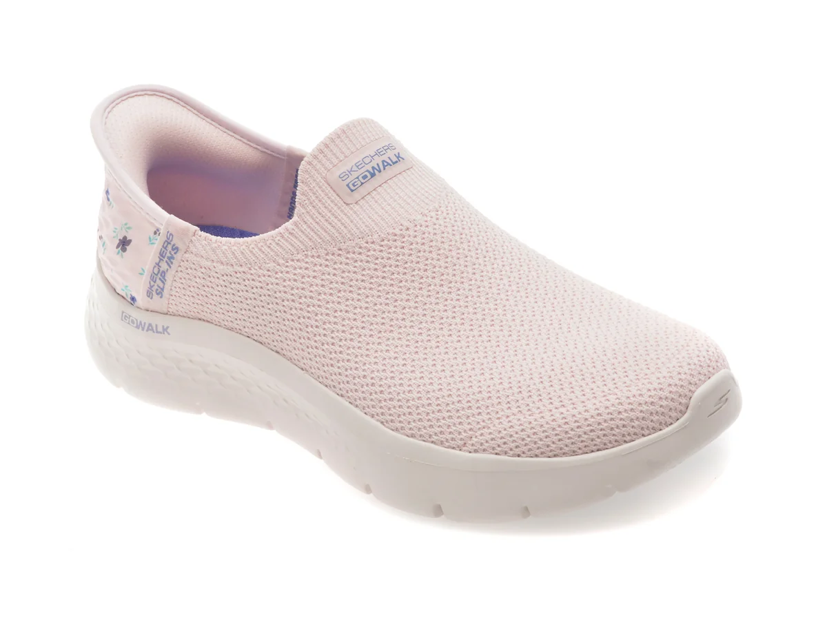 Pantofi Sport Skechers Roz, Go Walk Flex, Din Material Textil