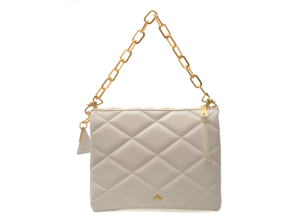 Geanta Aldo Alb, Soft Quilt 100, Din Piele Ecologica