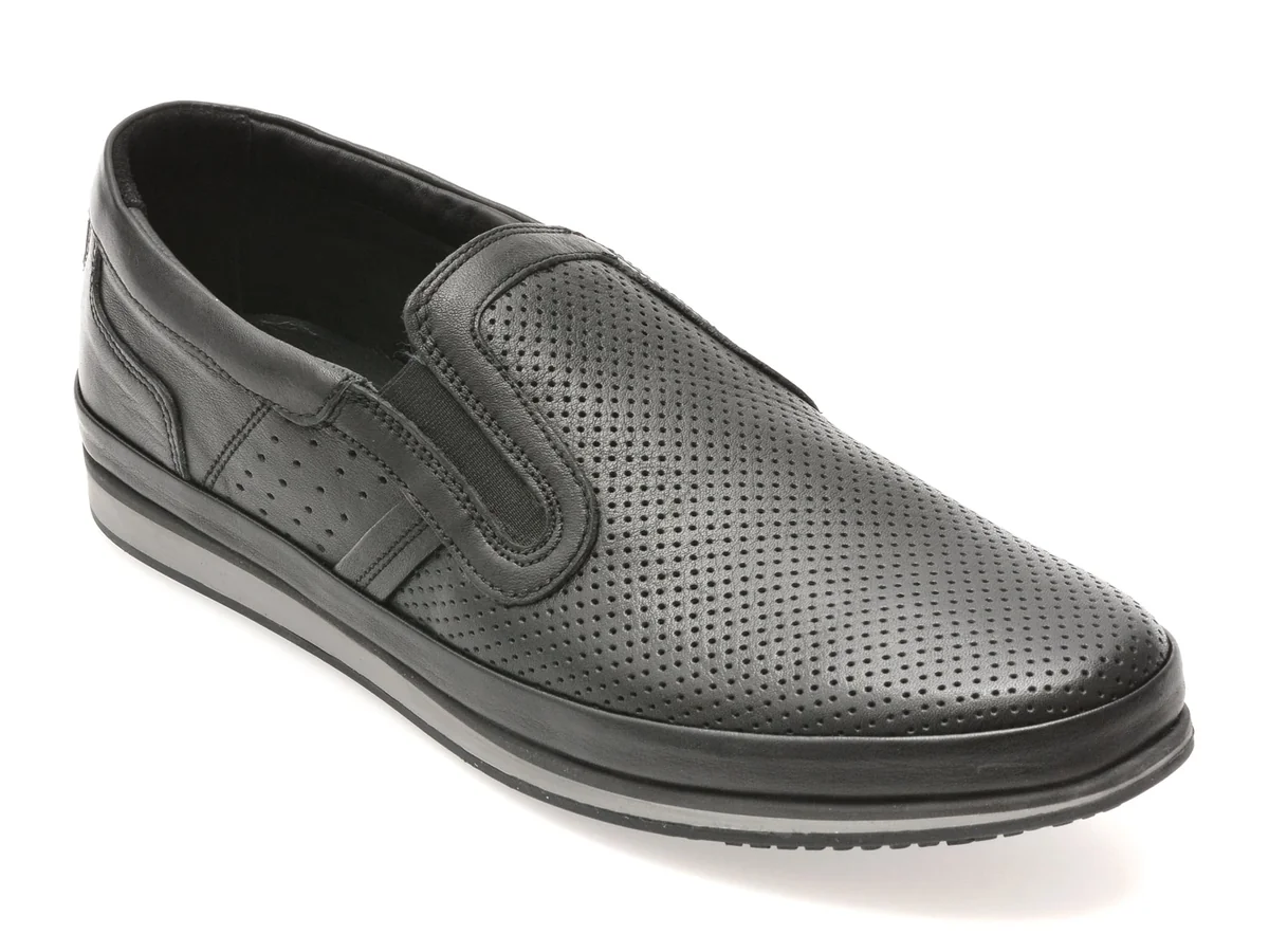 Pantofi Gryxx Negri M6303 Din Piele Naturala