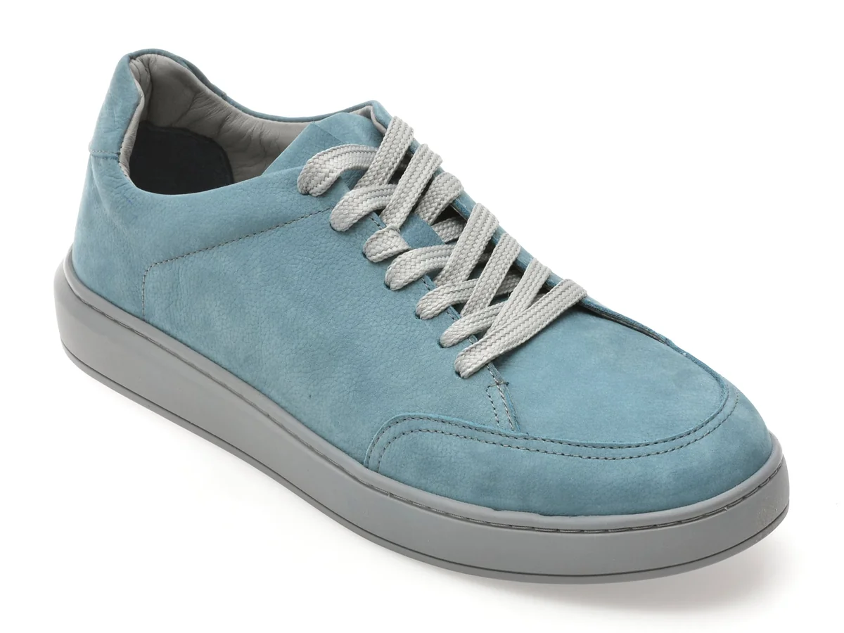 Pantofi Sport Gryxx Albastri, M25M03, Din Nabuc