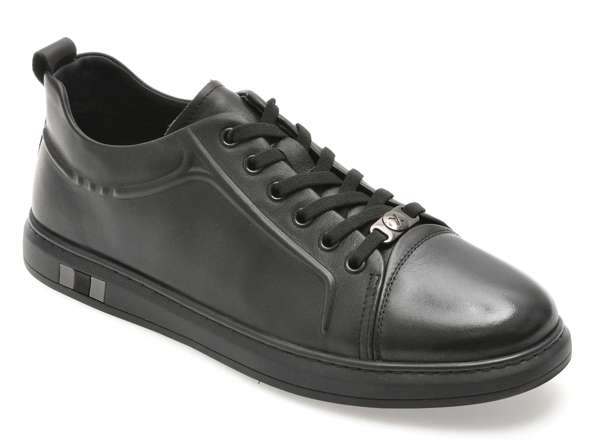 Pantofi Sport Gryxx Negri 5623 Din Piele Naturala