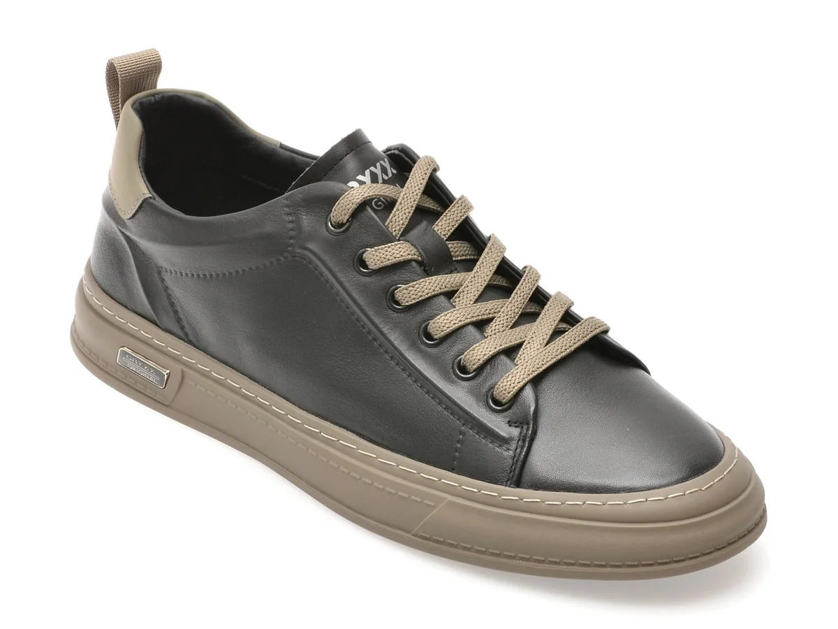 Pantofi Sport Gryxx Negri, 3081, Din Piele Naturala