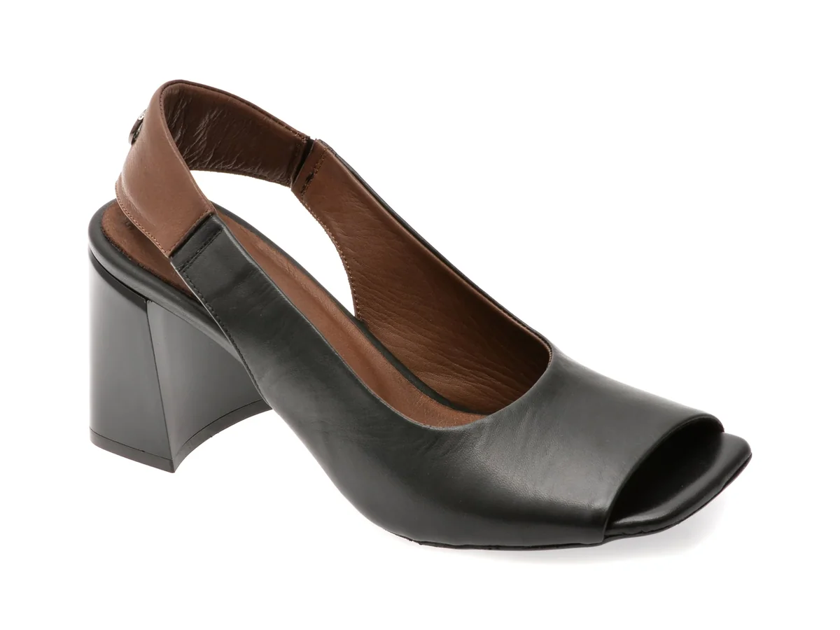 Sandale Epica Negre 532258 Din Piele Naturala