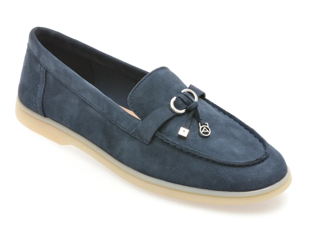 Mocasini Aldo Bleumarin Creras-In 410 Din Piele Întoarsă