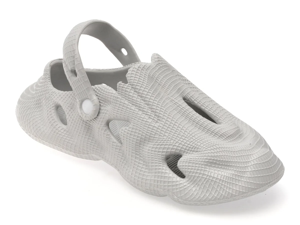Papuci Gryxx Gri, Yd1001, Din PVC