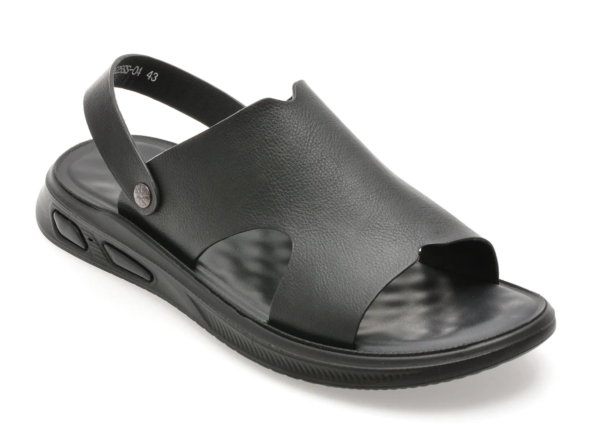 Sandale Gryxx Negre 25SS04 Din Piele Naturala